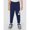 Nike Kids’ Sportswear Club Fleece Pullover Hoodie and Joggers 2-Piece Outfit Set (Large Swoosh Logo)(Midnight Navy)