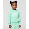 Nike Kids’ Sportswear Club Fleece Pullover Hoodie and Joggers 2-Piece Outfit Set (Large Swoosh Logo)(Mint Foam)