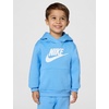 Nike Kids’ Sportswear Club Fleece Pullover Hoodie and Joggers 2-Piece Outfit Set (Large Swoosh Logo)(University Blue)