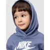 Nike Kids’ Sportswear Club Fleece Pullover Hoodie and Joggers 2-Piece Outfit Set (Large Swoosh Logo)(World Indigo)