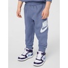 Nike Kids’ Sportswear Club Fleece Pullover Hoodie and Joggers 2-Piece Outfit Set (Large Swoosh Logo)(World Indigo)