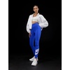 Nike Women’s Sportswear Classics High-Waisted Graphic Leggings(Game Royal/White)