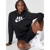 Nike Women’s Sportswear Club Fleece Logo Pullover Hoodie(Black/White)