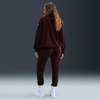 Nike Women’s Sportswear Club Fleece Mid-Rise Joggers(Burgundy Crush/White)