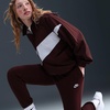 Nike Women’s Sportswear Club Fleece Mid-Rise Joggers(Burgundy Crush/White)