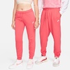 Nike Women’s Sportswear Club Fleece Mid-Rise Joggers(Sea Coral/White)
