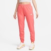 Nike Women’s Sportswear Club Fleece Mid-Rise Joggers(Sea Coral/White)