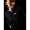 Nike Women’s Sportswear Club Fleece Pullover Hoodie(Black/White)