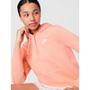 Nike Women’s Sportswear Club Fleece Pullover Hoodie(Crimson Bliss/White)