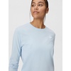 Nike Women’s Sportswear Club Long-Sleeve T-Shirt(Celestine Blue/White)