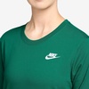Nike Women’s Sportswear Club Long-Sleeve T-Shirt(Malachite)