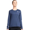 Nike Women’s Sportswear Club Long-Sleeve T-Shirt(Mystic Navy)