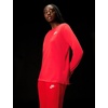 Nike Women’s Sportswear Club Long-Sleeve T-Shirt(University Red/White)