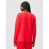 Nike Women’s Sportswear Club Long-Sleeve T-Shirt(University Red/White)