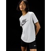 Nike Women’s Sportswear Essentials Logo T-Shirt(Dark Grey Heather/Black)