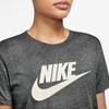 Nike Women’s Sportswear Essentials Logo T-Shirt(Dark Grey Heather/Sail)