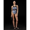 Nike Women’s V-Back One Piece(Black/Blue)