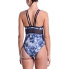 Nike Women’s V-Back One Piece(Midnight Navy)