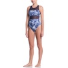 Nike Women’s V-Back One Piece(Midnight Navy)
