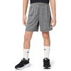 Nike Boys’ Dri-FIT Heathered Shorts(Black Heather)