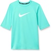 Nike Boys’ Nike Swim Big Kids’ Dri-FIT UV Short Sleeve Top(Bleached Turq)