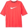 Nike Boys’ Nike Swim Big Kids’ Dri-FIT UV Short Sleeve Top(Bright Crimson)