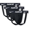 Nike Men’s Essential Micro Stretch Jock Strap Underwear (3-Pack)(Black / Black/ Black)