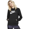 Nike Women’s Sportswear Club Fleece Logo Pullover Hoodie(Black)