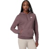Nike Women’s Sportswear Club Fleece Pullover Hoodie(Tattoo/White)