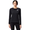Nike Women’s Sportswear Club Long-Sleeve T-Shirt(Black/White)