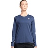 Nike Women’s Sportswear Club Long-Sleeve T-Shirt(Mystic Navy)