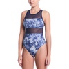 Nike Women’s V-Back One Piece(Midnight Navy)