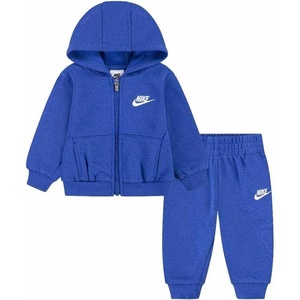 Nike Baby Sportswear Club Fleece Full-Zip Hoodie and Joggers 2-Piece Outfit Set(Game Royal)
