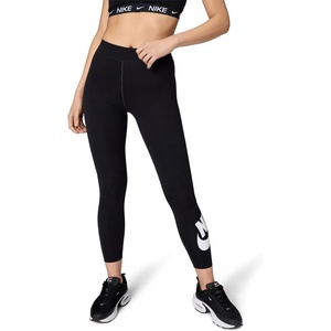 Nike Women’s Sportswear Classics High-Waisted Graphic Leggings(Black/White)