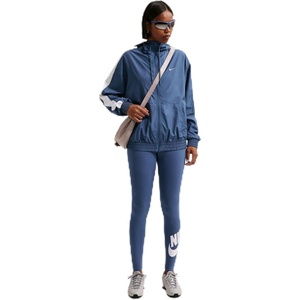 Nike Women’s Sportswear Classics High-Waisted Graphic Leggings(Mystic Navy/White)