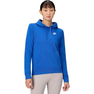 Nike Women’s Sportswear Club Fleece Pullover Hoodie(Game Royal/White)