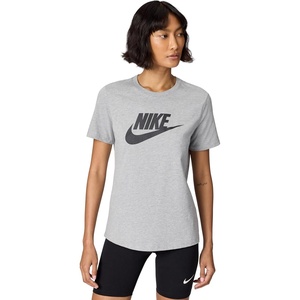 Nike Women’s Sportswear Essentials Logo T-Shirt(Dark Grey Heather/Black)