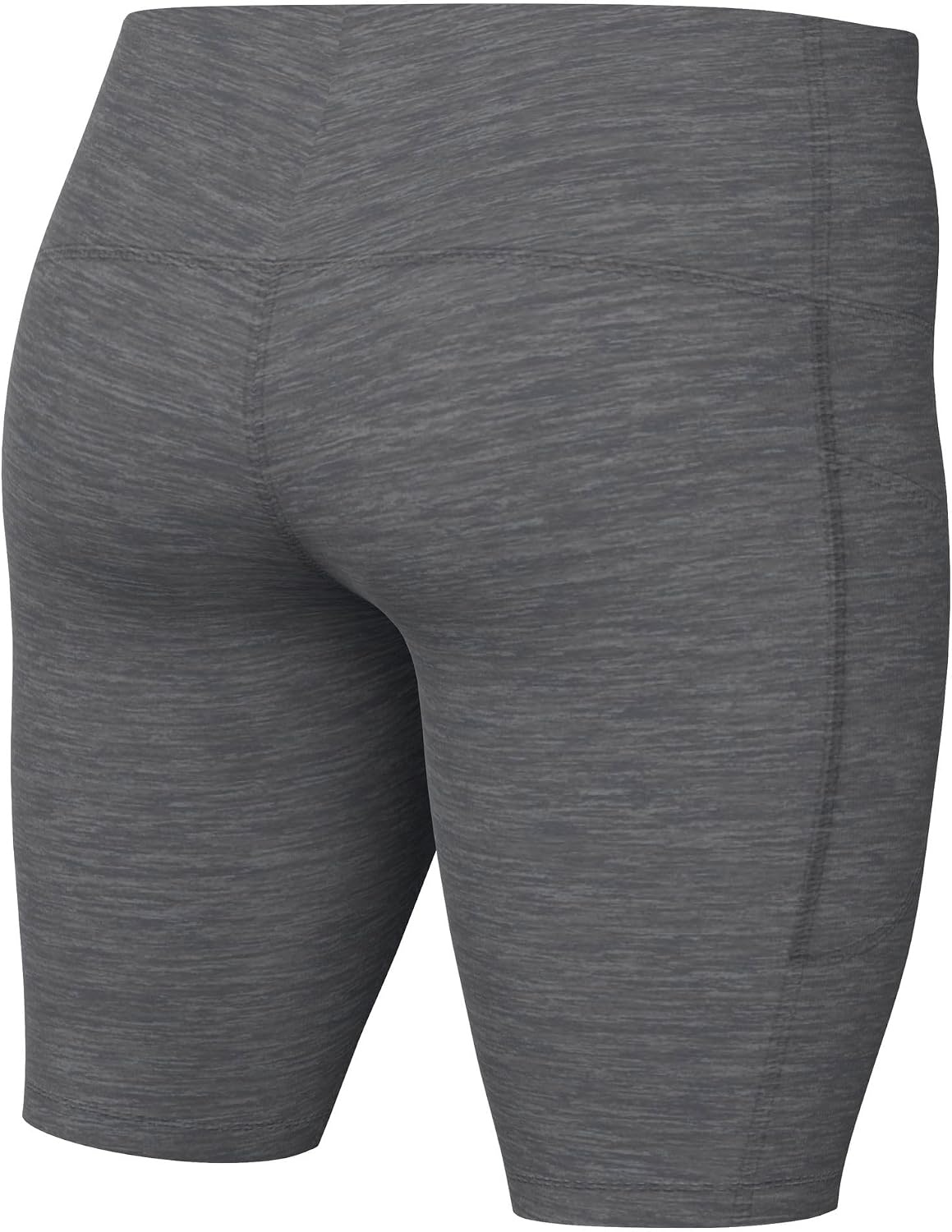 image:imageNike Womens One HighWaisted 8 Bike Shorts Running and Workout ShortsSmoke GreyHeatherWhite