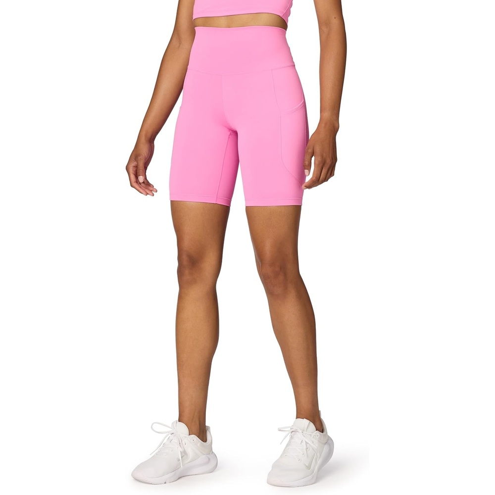 image:imageNike Womens One HighWaisted 8 Bike Shorts Running and Workout ShortsPlayful Pink
