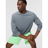 Nike Men’s Miler Dri-Fit Long-Sleeve Running Top(Smoke Grey/Reflective Silver)