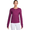 Nike Women’s One Classic Dri-FIT Long-Sleeve Top(True Berry/White)