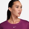 Nike Women’s One Classic Dri-FIT Long-Sleeve Top(True Berry/White)
