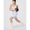Nike Women’s One High-Waisted 8″ Bike Shorts; Running and Workout Shorts(Hydrogen Blue/White)