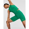 Nike Women’s One High-Waisted 8″ Bike Shorts; Running and Workout Shorts(Malachite/White)