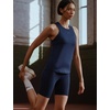 Nike Women’s One High-Waisted 8″ Bike Shorts; Running and Workout Shorts(Midnight Navy)