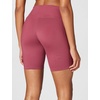 Nike Women’s One High-Waisted 8″ Bike Shorts; Running and Workout Shorts(Pink Smoke/White)