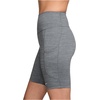 Nike Women’s One High-Waisted 8″ Bike Shorts; Running and Workout Shorts(Smoke Grey/Heather/White)