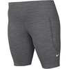 Nike Women’s One High-Waisted 8″ Bike Shorts; Running and Workout Shorts(Smoke Grey/Heather/White)