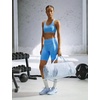 Nike Women’s One High-Waisted 8″ Bike Shorts; Running and Workout Shorts(University Blue/White)