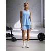 Nike Women’s One High-Waisted 8″ Bike Shorts; Running and Workout Shorts(Work Blue/White)